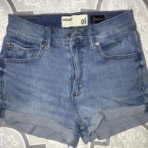 jean shorts garage